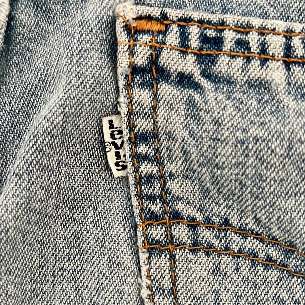 Levi’s~True Vintage~High Rise Wide Leg / Rare White Tab 965 - Picture 2 of 11
